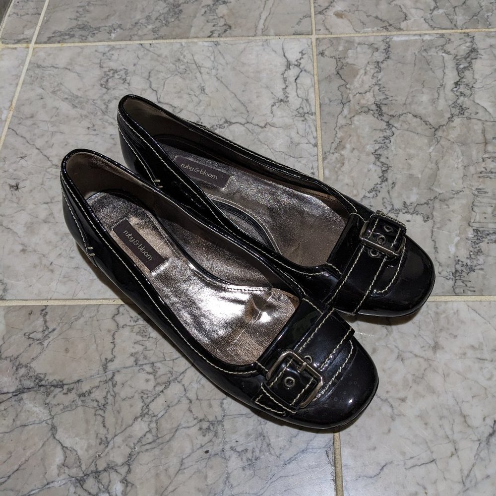 Ruby & bloom Black Patent leather flats 10M